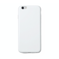 White Smartphone Protective Case Back View with Transparent Background Clipping Path png