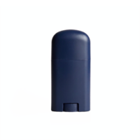 Dark Blue Deodorant Stick Container with Twist Bottom Transparent Background Clipping Path png