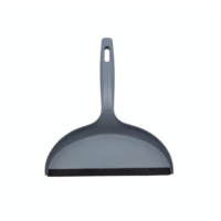Gray Plastic Handheld Window Squeegee with Rubber Blade Cleaning Tool Transparent Background Clipping Path png