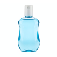 Transparent Hand Sanitizer Bottle With Clear Liquid And White Cap On Transparent Background Clipping Path png