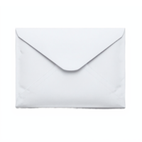 White Envelope Closed Mail Concept Isolated on Transparent Background Clipping Path png