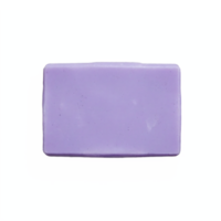 Purple Soap Bar with Smooth Texture on Transparent Background Clipping Path png