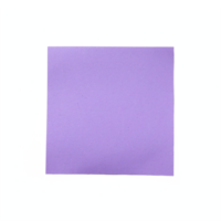 Purple Square Paper on Blue Background with Transparent Clipping Path for Design Use png