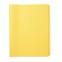 Yellow Closed Folder with Rounded Corners Isolated on Transparent Background Clipping Path png