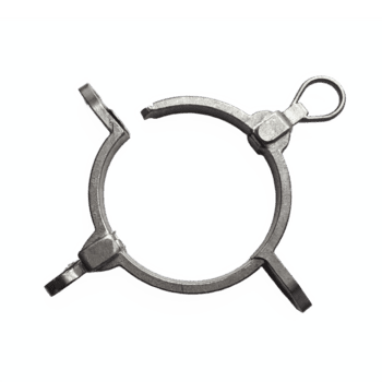 metallisk slang klämma med öppen cirkulär design och anknytning slinga transparent bakgrund png