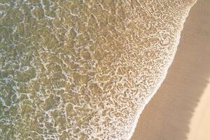 minimalist nature background subtle sand textures and lines, overhead drone view photo