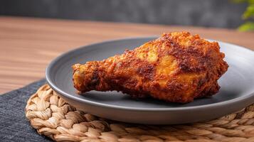 Chicken with crunchy texture, Chicken fried photo