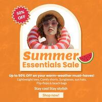 SUMMER ESSENTIALS SALE template