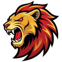 Untamed Lion Force vector