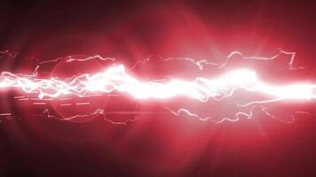 Red Thunder Lightning Effect video