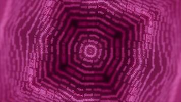 Red Particle Kaleidoskope Loop video