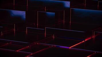 Abstract 3D Moving Shapes Background video