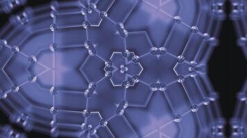 Abstract Cyan 3D Shapes Background video