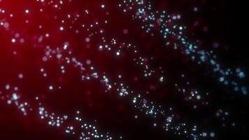 Abstract Particles on a Red Background video
