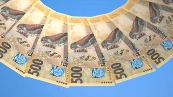 Z Delicate Looping Design 500 Rupee Curency of Seychelles video