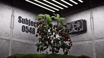 Artificial Greenhouse Cultivation In The Future And Growing Red Tomato video