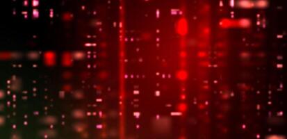 Digital Code on Dark Red Background. Data Breach vector