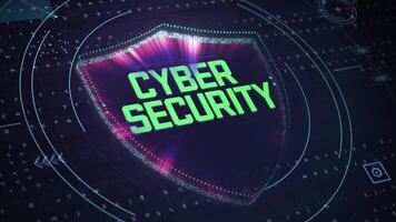 Cyber Security Background Data Protection Privacy And Internet Security Concept video