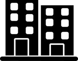 Skyscraper icon. High-rise building pictogram. Modern architecture and urban skyline symbol. Office tower and real estate illustration. Business district and commercial infrastructure concept. vector