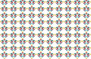 Minimal Seamless Colorful Pattern vector