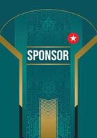 jersey design for sublimation sports background vector