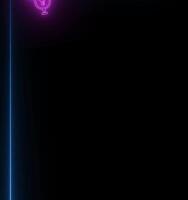 overlay live streaming neon light effect background video