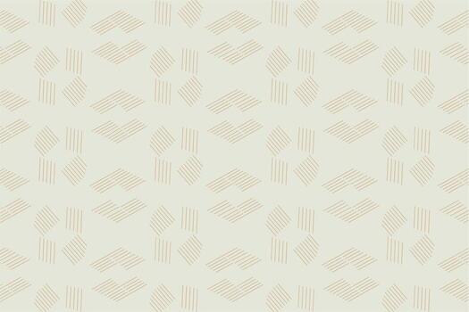 Minimalist beige background with scattered tan abstract line patterns vector