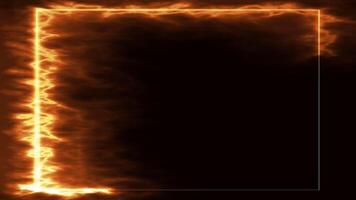 frame of fire effect alpha channel background video