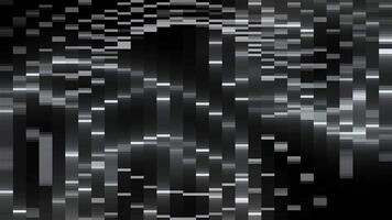 Abstract black and white digital glitch background animation video