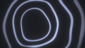 Abstract Light Pattern Circles Set Against a Dark Background That Captivates the Eye video
