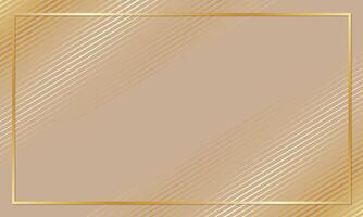 Abstract background low poly golden shaded lines with beige color background, blank space, empty wallpaper vector