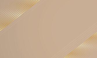 Low poly abstract golden dotted lines background. Gold light wallpaper. modern line stripe illustration vector