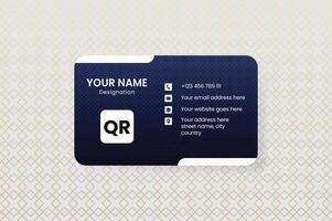 Luxury Modern Creative And Clean Business Card Design Template vector