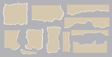 ripped paper texture background vector