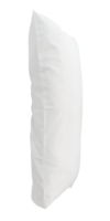 One white pillow after use in stack isolated with clipping path in file format png
