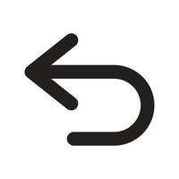 Back Navigation Lineart Icon vector