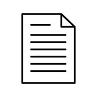 Lineart Icon lease agreement for property management and housing service branding vector
