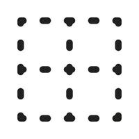 Lineart Icon none border. Typographic and Paragraph Tools for UI, Apps, and Web Design. vector