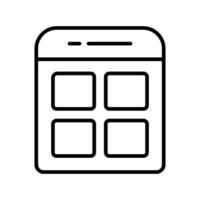 Lineart Icon color palette for salon branding vector