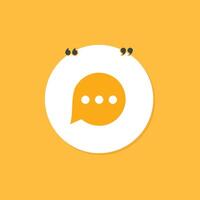 Communication message icon design vector