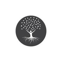 leve heart tree concept illustration design vector