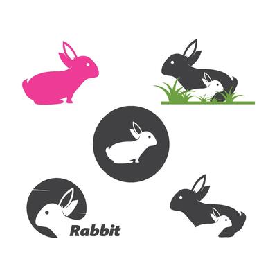Rabbit Logo template