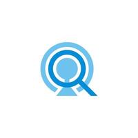 signal magnifying glass search symbol vector