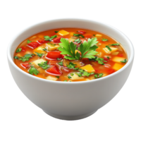 Vegetable Soup In A Bowl, Healthy And Colorful. png
