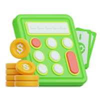 Accounting 3D Illustration png