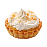 A pastry with whipped cream on top png