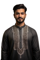A man in an indian kurta png