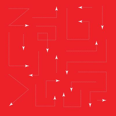 Hand drawn organic arrow set. Hand drawn modern arrow icons dash arrow set. sketch arrow design for business plan and education. Isolated arrows, hand drawn on a red background