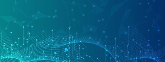 The abstract bright technology background for science and business presentation vector