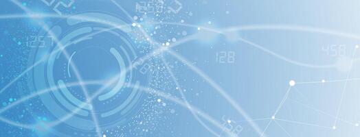 Abstract futuristic fade computer technology business background vector
